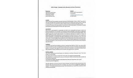 OFFRE D'EMPLOI